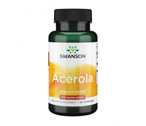 Swanson Acerola 500mg 60caps (Parim enne: 05.2022)