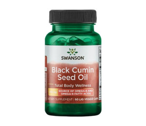 Swanson Black Cumin Seed Oil 500mg 60 vsoftgels