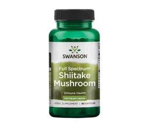 Swanson Full Spectrum Shiitake Mushroom 500mg 60caps