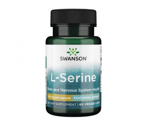 Swanson L-Serine - Featuring AjiPure 500mg 60vcaps