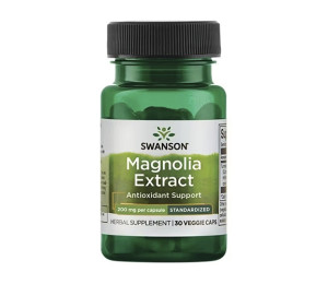 Swanson Magnolia Extract 200mg 30vcaps (Parim enne: 10.2024)