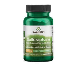Swanson Sulforaphane from Broccoli 60vcaps (Parim enne: 12.2022)