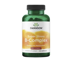 Swanson Super Stress B-Complex with Vitamin C 100caps