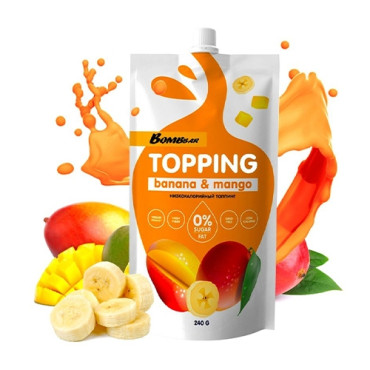 Bombbar Topping Banaan ja Mango 240g (Parim enne: 04.02.2025)