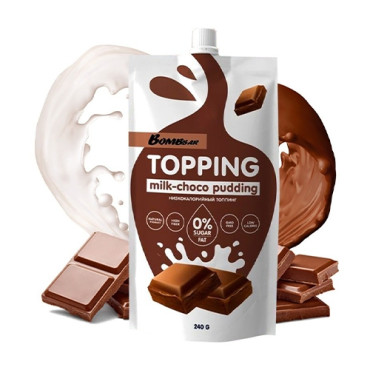 Bombbar Topping Piima-Šokolaadi Puding 240g
