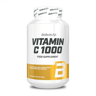 BioTech USA Vitamin C 1000, 250tabs