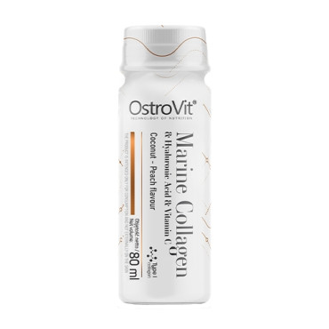 OstroVit Mere Kollageen Shot 80ml kookospähkli ja virsiku