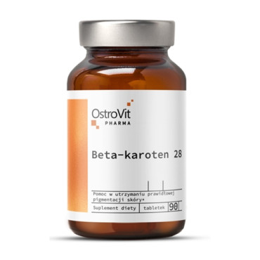 OstroVit Pharma Beta-karoten 28 (Beta Carotene) 90tabs (Parim enne: 05.2024)