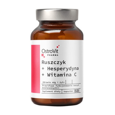 OstroVit Pharma Butcher's Broom (Ruscus) + Hesperidin + Vitamin C 60caps