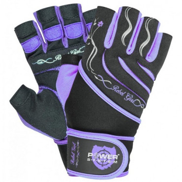 Power System Gloves Rebel Girl Purple