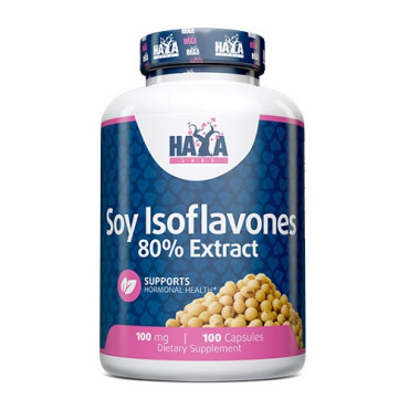 Haya Labs Soy Isoflavones 80% Extract NON-GMO 100mg, 100caps (Parim enne: 01.2024)