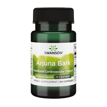 Swanson Arjuna Bark 10:1 Extract 40mg 60caps