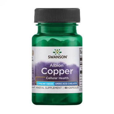 Swanson Albion Copper 2mg 60caps