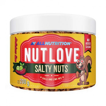 AllNutrition Nutlove Salty Nuts 200g Chilli and Lime Mix (Parim enne: 07.2022)