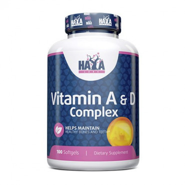 Haya Labs Vitamin A & D Complex 100 softgels