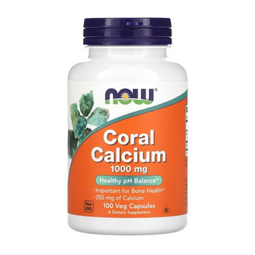 Now Foods Coral Calcium 1000mg 100vcaps