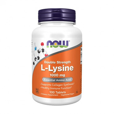 Now Foods L-Lysine 1000mg 100vtabs