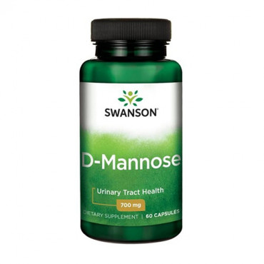 Swanson D-Mannose 700mg 60caps (Parim enne: 09.2022)