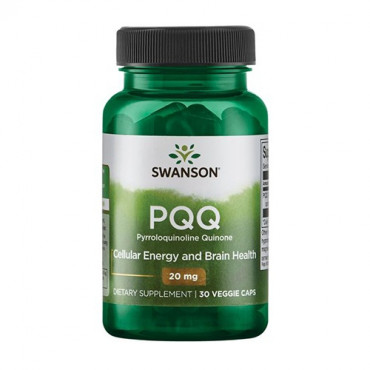 Swanson PQQ Pyrroloquinoline Quinone 20mg 30vcaps (Parim enne: 09.2022)