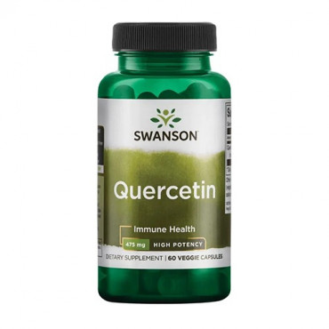 Swanson Quercetin High Potency 475mg 60vcaps (Parim enne: 08.2022)