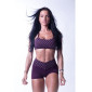 Nebbia "Ns" fitness bra 647 Burgundy