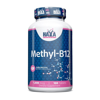 Haya Labs Methyl B12 1000mcg 100tabs (Parim enne: 01.2023)