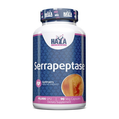 Haya Labs Serrapeptase 40000 SPU 90vcaps