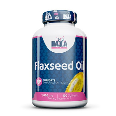 Haya Labs Flaxseed Oil Organic 1000mg 100 softgels (Parim enne: 04.2024)