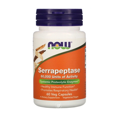 Now Foods Serrapeptase 60vcaps