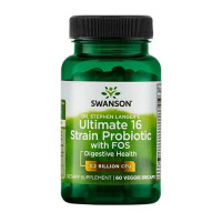Swanson Ultimate 16 Strain Probiotic with FOS 60vcaps (Parim enne: 10.2021)