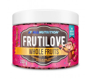 AllNutrition Frutilove Whole Fruits Raspberry in Dark Chocolate with Raspberry Powder 200g (Parim enne: 05.2022)