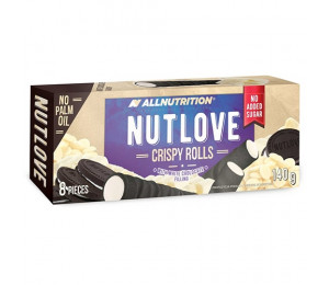 AllNutrition Nutlove Crispy Rolls 140g White Chocolate