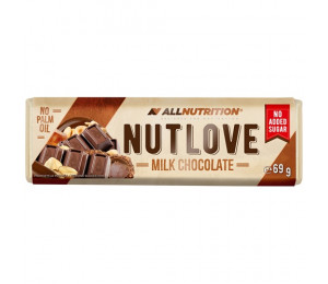 AllNutrition Nutlove Milk Chocolate Bar Hazelnut 69g (Parim enne: 04.2023)