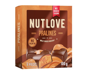 AllNutrition Nutlove Pralines 100g Milk Choco Nougat (Parim enne: 05.2023)