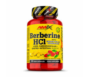 AMIX Berberine HCl with GreenTea and Dandelion 60vcaps