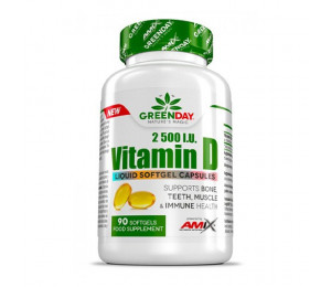 AMIX Vitamin D3 2500IU 90 softgels