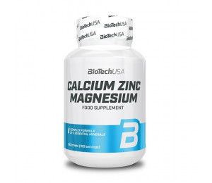 BioTech USA Calcium Zinc Magnesium, 100tabs