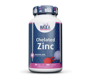 Haya Labs Zinc Chelated 30mg 100tabs