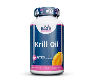 Haya Labs Krill Oil 500mg 60 softgels (Parim enne: 12.2022)