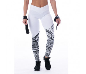 Nebbia Leggings Tights Tattoo 215 White