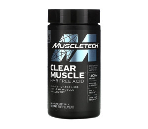 MuscleTech Clear Muscle 84 softgels (Parim enne: 03.2023)