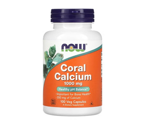 Now Foods Coral Calcium 1000mg 100vcaps
