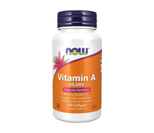 Now Foods Vitamin A 25,000 IU 100softgels