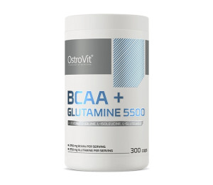 OstroVit BCAA + Glutamine 5500mg 300caps (Parim enne: 04.2025)