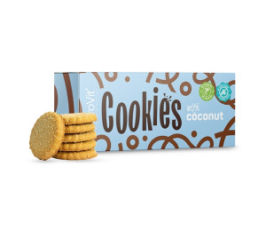 OstroVit Cookies with Coconut 130g (Parim enne: 03.2024)