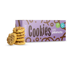 OstroVit Cookies with Peanuts 125g (Parim enne: 12.2023)