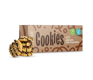 OstroVit Cookies with Peanuts and Chocolate 125g