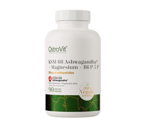 OstroVit KSM-66 Ashwagandha + Magnesium + B6 P-5-P 90caps