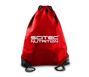 Scitec Gym Sack Red White Print