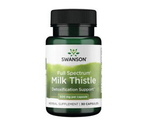 Swanson Full Spectrum Milk Thistle 500mg 30caps